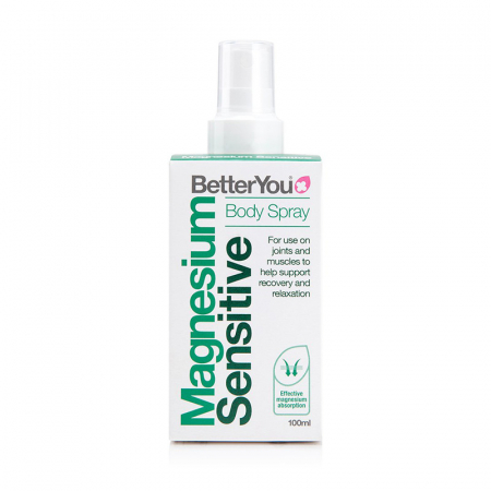 Suplimente alimentare - Magnesium Sensitive Body Spray (100 ml), BetterYou
