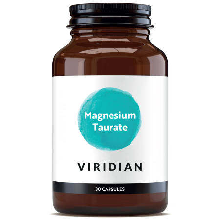 Suplimente alimentare - Magneziu Taurat Viridian - 112 mg magneziu per doză, 30 capsule vegane