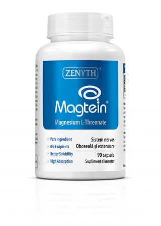 Capsule/comprimate/siropuri - Magneziu Treonat Magtein® ( Magneziu Treonat Magtein® pentru sanatatea creierului si a sistemului nervos.) * 90 cps