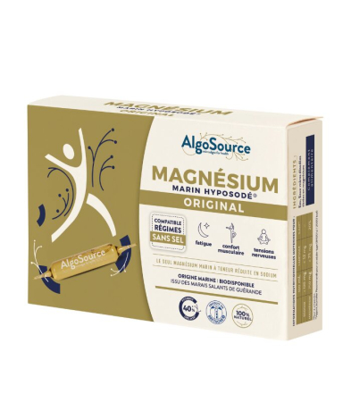 Imunitate - Magnezium Marin Hyposodic Original (ionic) x 20 fiole Algosource