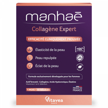 Capsule/comprimate/siropuri - Manhae Collagène Expert, 30 capsule – cură 1 lună