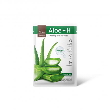 Ingrijire personala & Cosmetice - Masca Ariul 7Days PLUS Aloe + H, Calmare si hidratare instantanee, Cosmetice coreene naturale, 23g