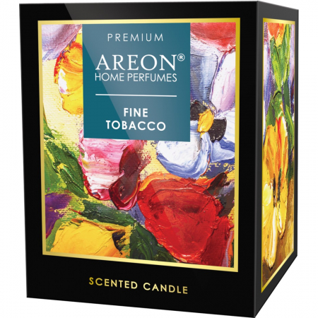 Lumânări Parfumate - Areon Home Premium Scented Candle Fine Tabacco