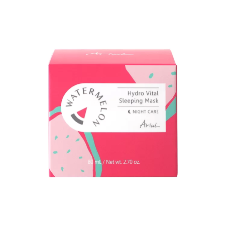 Mască de noapte Ariul Watermelon Hydro Vital Sleeping Mask, Cosmetice Coreene Naturale, 80g [2]