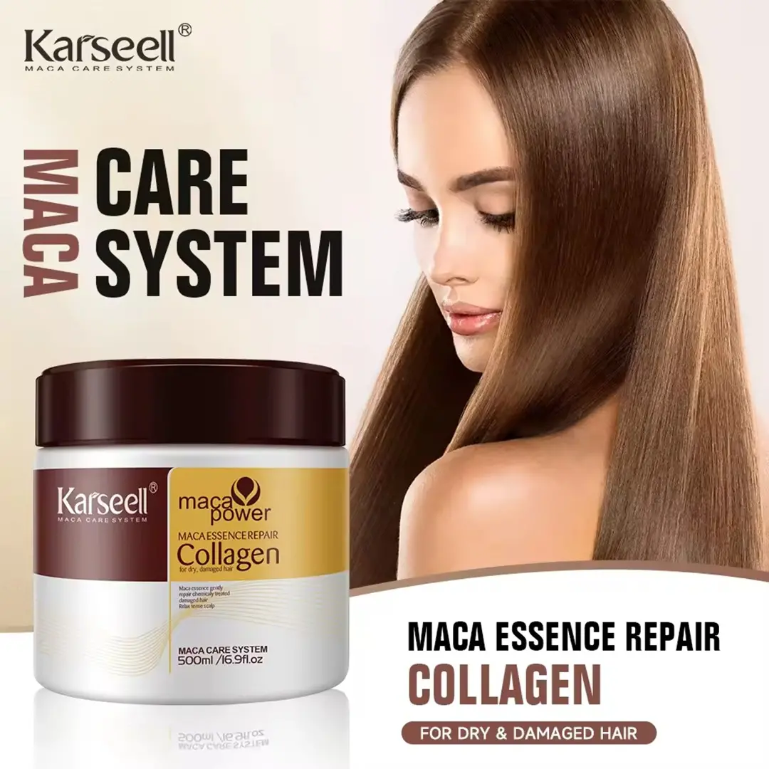 Masca de par Karseell Collagen (EXTRAORDINARA pentru par Degradat,vopsit,uscat) * 500 ml [5]