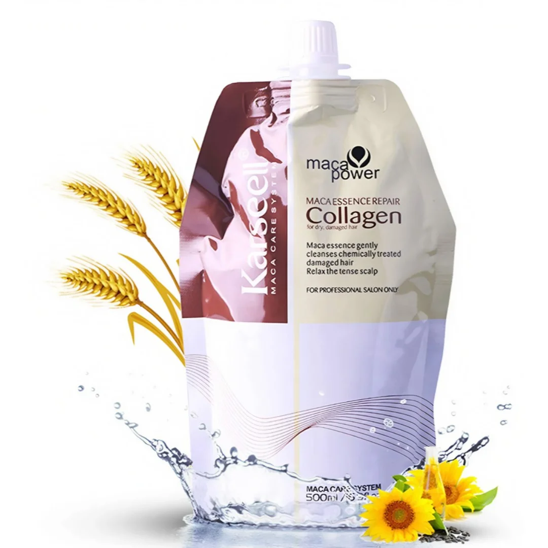 Cosmetice - Masca de par Karseell ( tratament cu Colagen pentru par, regenerare intensiva si hidratare, ideal pentru par vopsit si deteriorat) * 500 ml