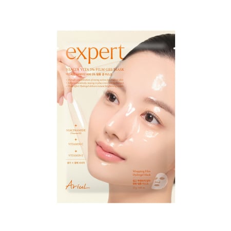 Cosmetice - Mască Hidrogel Ariul Expert Niacin Vita 5%25 Piele Uscată și Ternă, 23g