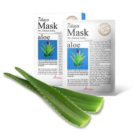 Cosmetice - Mască Șervețel Ariul 7 Days Aloe Vera, 20g