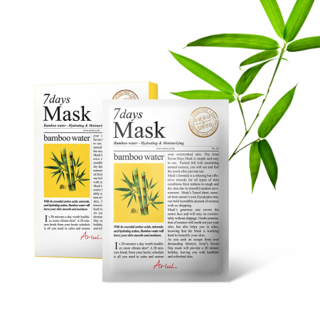 Ingrijire personala & Cosmetice - Masca servetel Ariul 7 Days Apa de Bambus, 20g