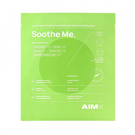 Cosmetice - Masca Soothe Me cu peptide, glutation si acid hialuronic (25ml), AIMX