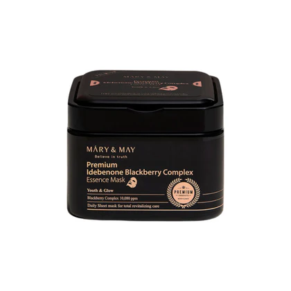 Cosmetice coreene - Masca tip servetel Premium Idebenone Blackberry Complex [20 buc]