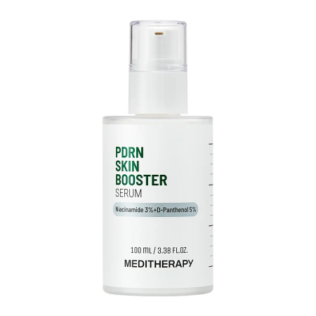 Cosmetice - Meditherapy PDRN Skin Booster 100 ml - Ser cu Panthenol, Niacinamidă și Centella pentru Hidratare, Calmarea și Susținerea Barierei Cutanate