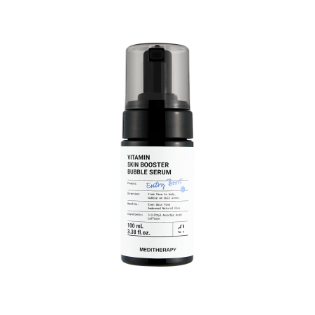 Cosmetice - Meditherapy Vitamin Skin Booster Bubble Serum 100 ml - Ser Spumant cu 2% Derivat de Vitamina C pentru Luminozitate și Uniformizarea Tenului