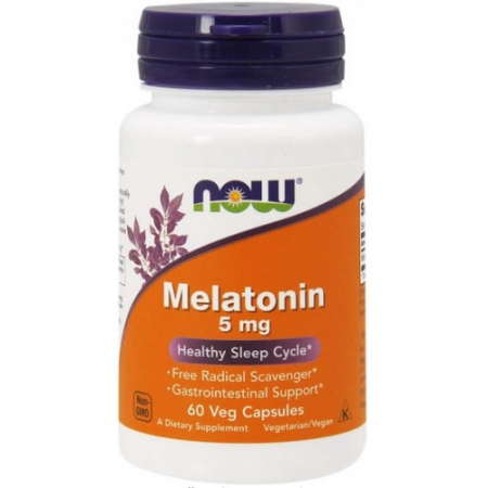 Suplimente alimentare - Melatonina 5mg - 60 Capsule vegetale