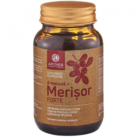Suplimente alimentare - Merișor Forte + D-Manoza — 90 tablete