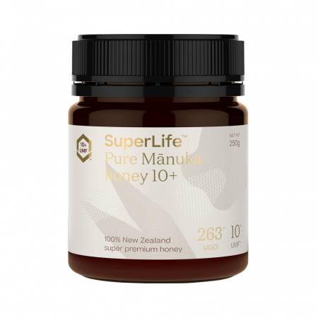 Produse Apicole - Miere de Manuka SuperLife  UMF 10+ | MGO 263+ - 250g