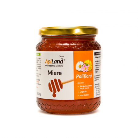 Produse Apicole - Miere Polifloră - 500g