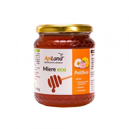 Suplimente alimentare - Miere Polifloră ECO - 500g