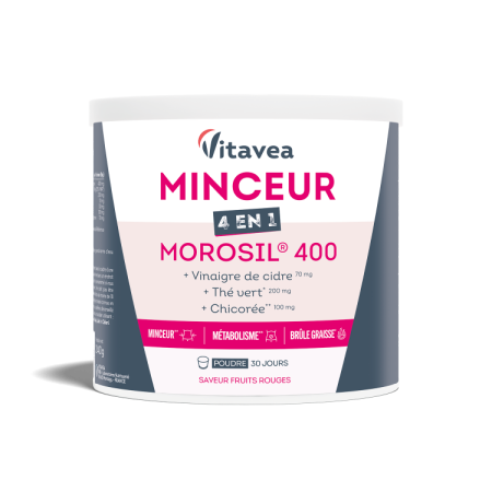 Energie & oboseală - Minceur 4în1 Morosil® 400, slăbire, metabolism, arzător de grăsimi, pudră, 30 de zile