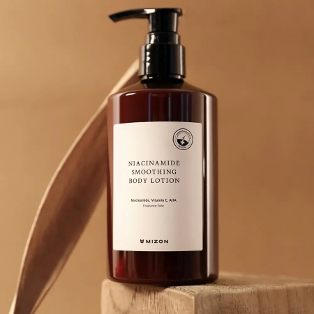 MIZON Niacinamide Smoothing Body Lotion cu 10% niacinamidă, acid hialuronic și vitamina C, 300 ml [1]
