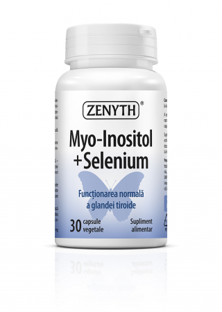 Myo-Inositol + Seleniu(functionarea normala a glandei tiroide si echilibru hormonal) * 30 cps