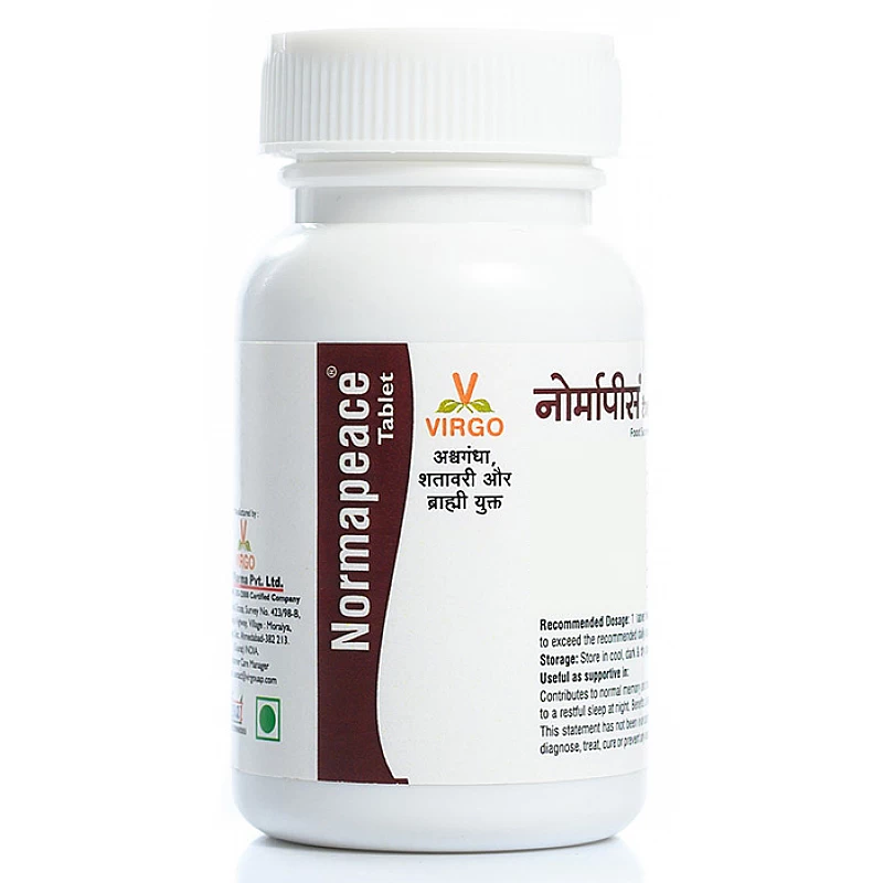 Normapeace - anxietate, insomnie, stres si depresie,memorie si concentrare. 60past, 500mg
