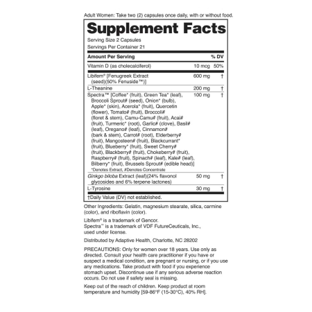 Nugenix Libido: Women's Sexual Vitality Booster, Formula Pentru Sustinerea Vitalitatii Sexuale Feminine, 60 Tb [3]
