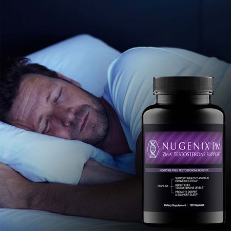 Nugenix Pm - Zma Testosterone Support, Formula Pentru Cresterea Productiei De Testosteron, 120 Cps [2]