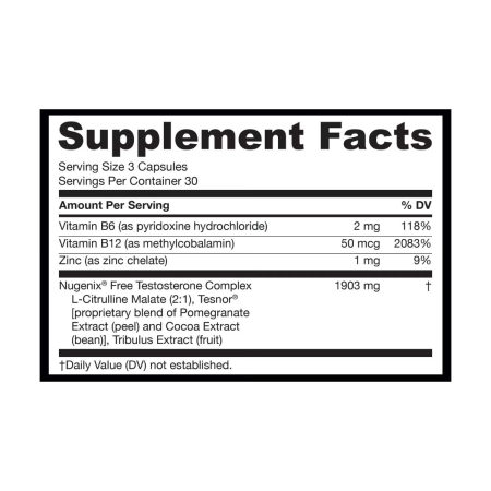 Nugenix T-boost, Formula Avansata Pentru Cresterea Nivelului De Testosterone, 90 Cps [7]
