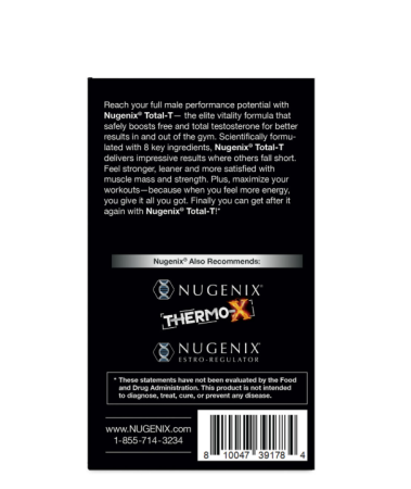 Nugenix Total-t: Testosterone Boosting Formula, Formula Avansata Pentru Cresterea Testosteronului, 90 Cps [5]