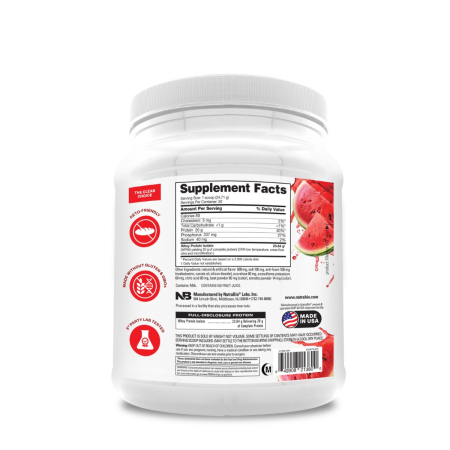Nutrabio Clear Whey Protein Isolate Fruit Punch, Proteina Izolata Din Zer Cu Textura Transparenta Cu Aroma De Fructe, 511 G [2]
