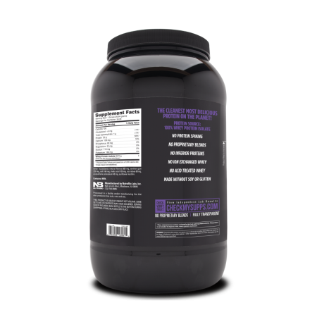 Nutrabio Whey Protein Isolate Blueberry Muffin, Izolat De Proteina Din Zer Cu Aroma De Briose Cu Afine, 907 G [1]