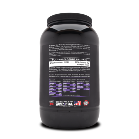 Nutrabio Whey Protein Isolate Blueberry Muffin, Izolat De Proteina Din Zer Cu Aroma De Briose Cu Afine, 907 G [2]