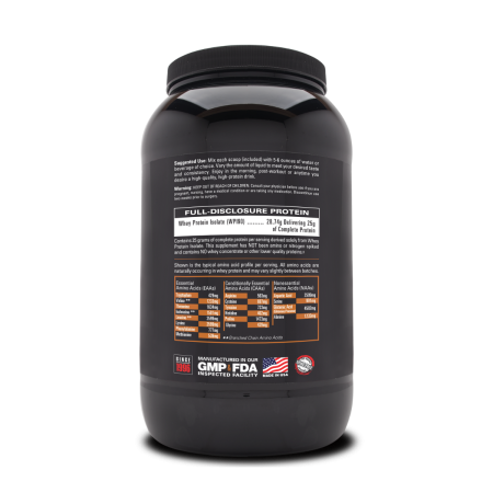 Nutrabio Whey Protein Isolate Cinnamon Sugar Donut, Izolat De Proteina Din Zer Cu Aroma De Gogosi Cu Scortisoara Si Zahar, 907g [2]