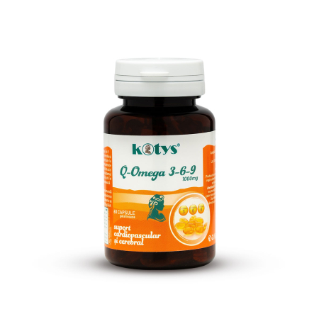 Suplimente alimentare - Omega 3-6-9 1000 mg , Kotys, 60 capsule gelatinoase