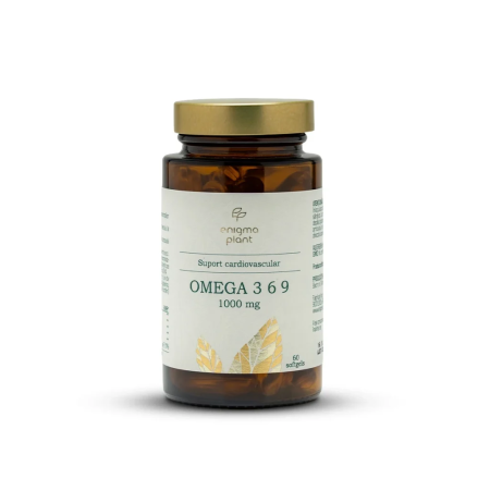 Omega - Omega 3-6-9 , 60 capsule moi - cu ulei de pește, in și floarea-soarelui