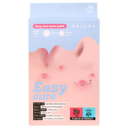 Cosmetice - Orjena Easy Care Cover Patch 78 buc - Patch-uri Hidrocoloid pentru Coșuri, Impermeabile și Discrete