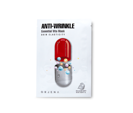 Cosmetice - Orjena Essential Vita Mask Anti-Wrinkle - Mască Vitaminizantă cu Niacinamidă, Vitaminele C, E, B5, B6 și Adenozină