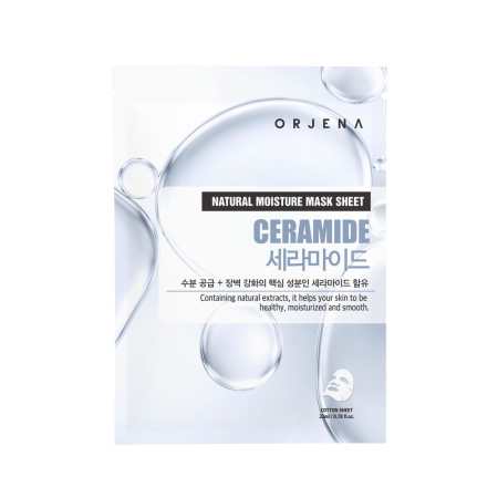 Cosmetice - Orjena Natural Moisture Sheet Mask Ceramide - Mască Hidratantă cu Ceramide NP pentru Bariera Cutanată