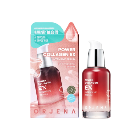 Cosmetice - Orjena Power Collagen EX Intensive Serum 50 ml - Ser cu Colagen Solubil, Elastină Hidrolizată și Adenozină pentru Hidratare și Fermitate