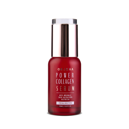 Cosmetice - Orjena Power Collagen Intensive Serum 45 ml - Ser cu Colagen Hidrolizat, Niacinamidă, Ceramide și Adenozină pentru Fermitate și Elasticitate