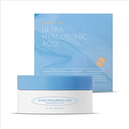 Cosmetice - Orjena Ultra Hyaluronic Eye Patch 60 buc - Patch-uri pentru Ochi cu 8 Tipuri de Acid Hialuronic, Colagen Hidrolizat și Peptide