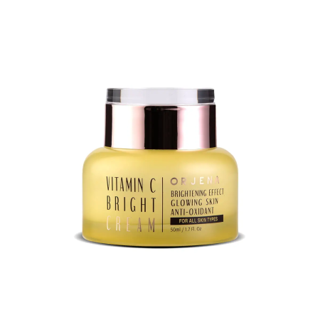 Cosmetice - Orjena Vitamin C Bright Cream 50 ml - Cremă de Față cu Vitamina C, Niacinamidă, Ceramide și Panthenol pentru Luminozitate