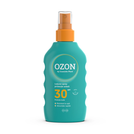 Cosmetice - OZON - Loțiune spray cu protecție solară SPF 30, Cosmetic Plant - protecție UVA/UVB și rezistență la apă
