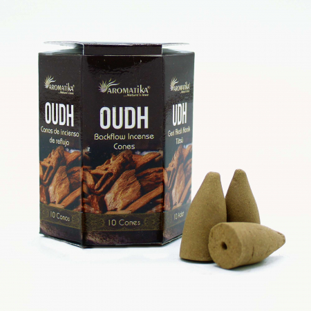 Reduceri/Lichidari de stoc - Pachet de 10 bucati conuri de Tamaie Masala Fum Curgator - Oudh