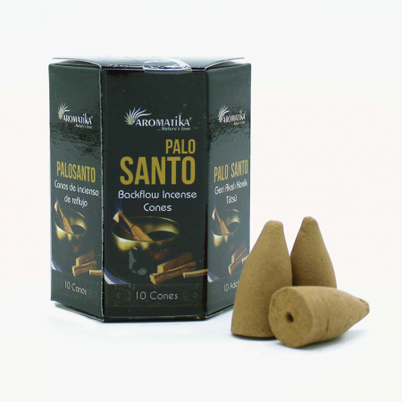 Reduceri/Lichidari de stoc - Pachet de 10 conuri de Tamaie Masala Fum Curgator - Palo Santo