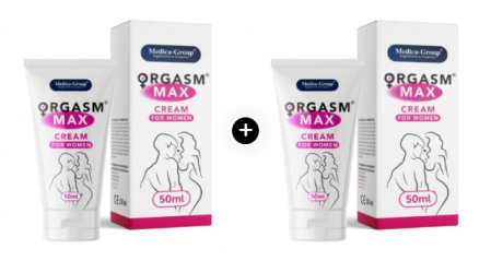 Pachete Promo - Pachet Economic x2 Orgasm Max Crema pentru femei 50 ml- pentru orgasm intens și creșterea libidoului feminin