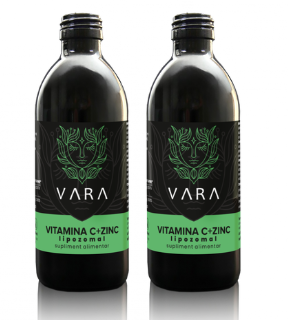 Suplimente Lipozomale Premium - Pachet Economic x2 Vitamina C + Zinc Lipozomal, formula Premium - Drogheria Vara - 250 ml- Mere verzi(alergii/dermatite/raceli)