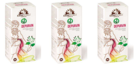 Pachete Promo - Pachet Economic x3 DEPURVIN ( efect depurativ/detox ficat, rinichi, intestin și piele) * 50 ml