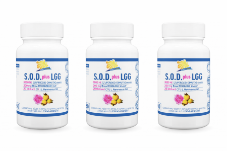 Pachete Promo - Pachet economic x3  Enzimă superoxid-dismutază cu floră vie L. rhamnosus GG